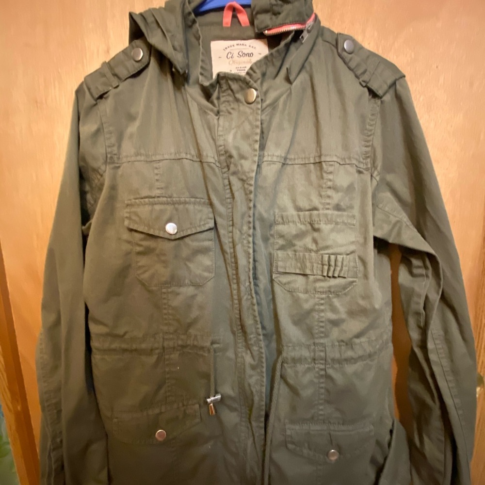 Ci Sonó army green jacket
